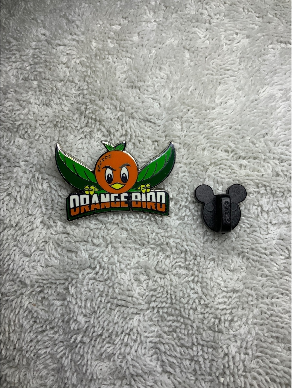 Disney Orange bird fantasyland football mystery pin